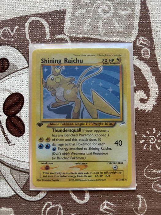 Shining Raichu 1st edition