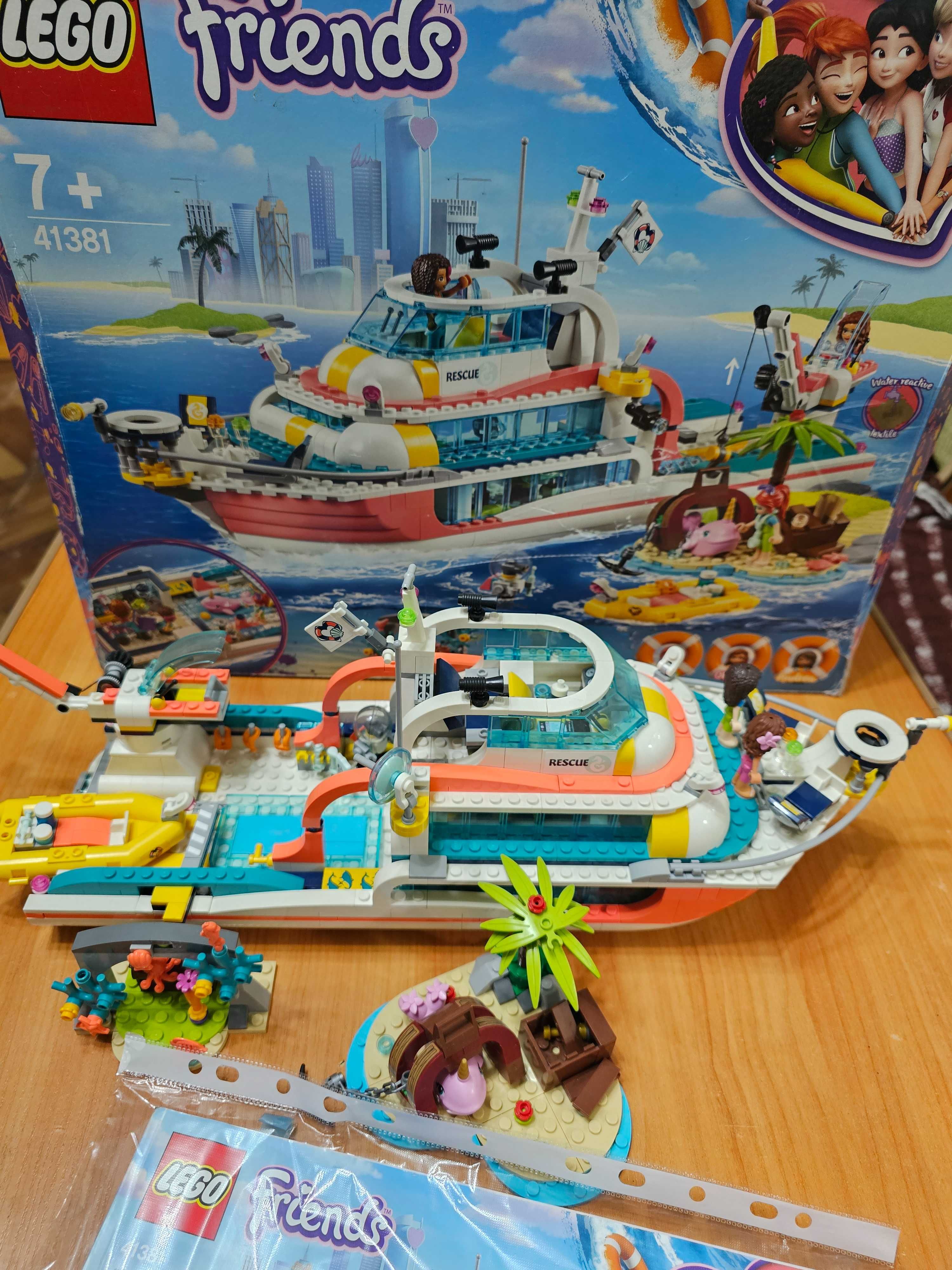 Lego Friends яхта 41015 корабль спасательный 41381