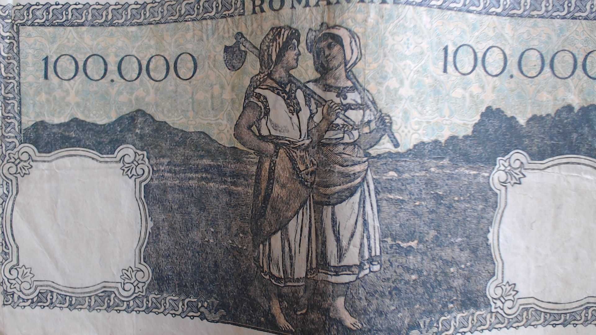 Bancnota 100,000 lei din  20 decembrie 1946