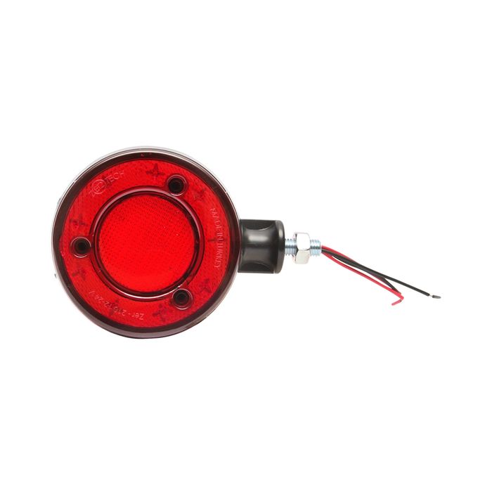 Lampa gabarit LED 12/24V pentru oglinda camion rosu/portocaliu