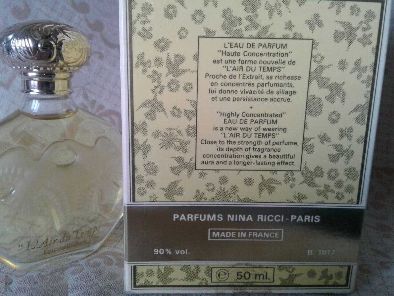 Винтажные духи "L'Air du Temps" Nina Ricci, 50 мл