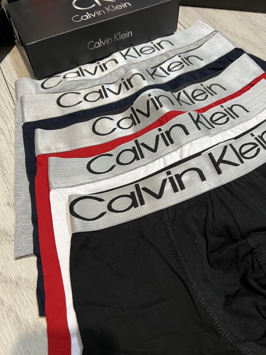 Set 5 boxeri barbati - CALVIN KLEIN - 95% cotton - calitate PREMIUM