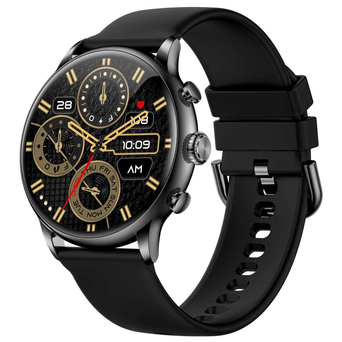 Ceas Smartwatch Barbati 1.43'', AMOLED, Apeluri BT, Monitorizare Pasi