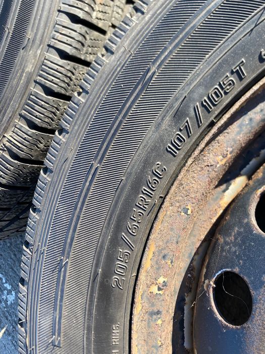 Jante tabla opel vivaro renault trafic cu anvelope de iarna 205 65 16C