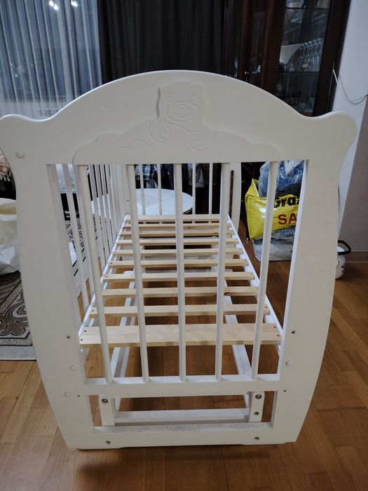 Манеж белый с Кокосовым матрацем