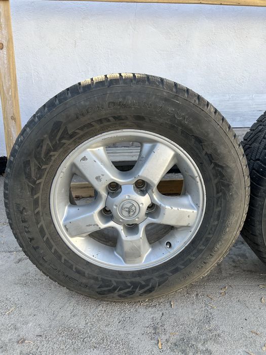 Титанка на крузак с резиной