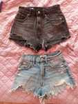 Къси дъкови панталонки Zara.