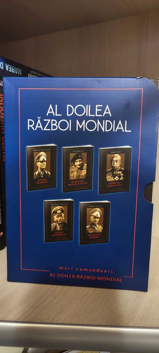 Mari comandanti in al doilea Razboi Mondial (10 volume)+Set Biografii