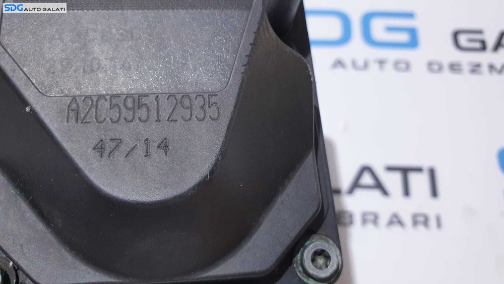 Clapeta Acceleratie Admisie Aer cu 5 Pini Skoda Superb 2 2.0 TDI 2008 - 2015 Cod A2C59512935