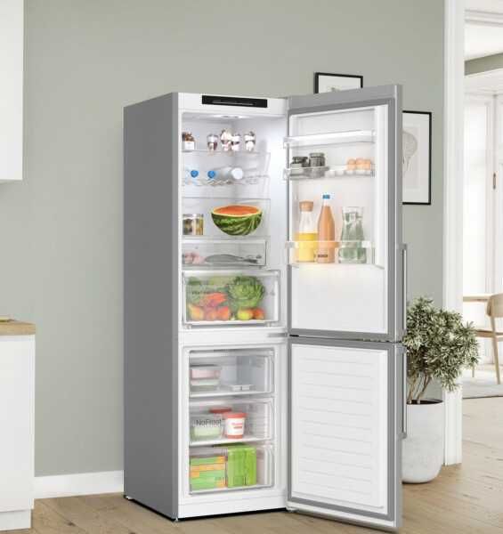 Хладилник с фризер BOSCH KGN36VIBT 186см.