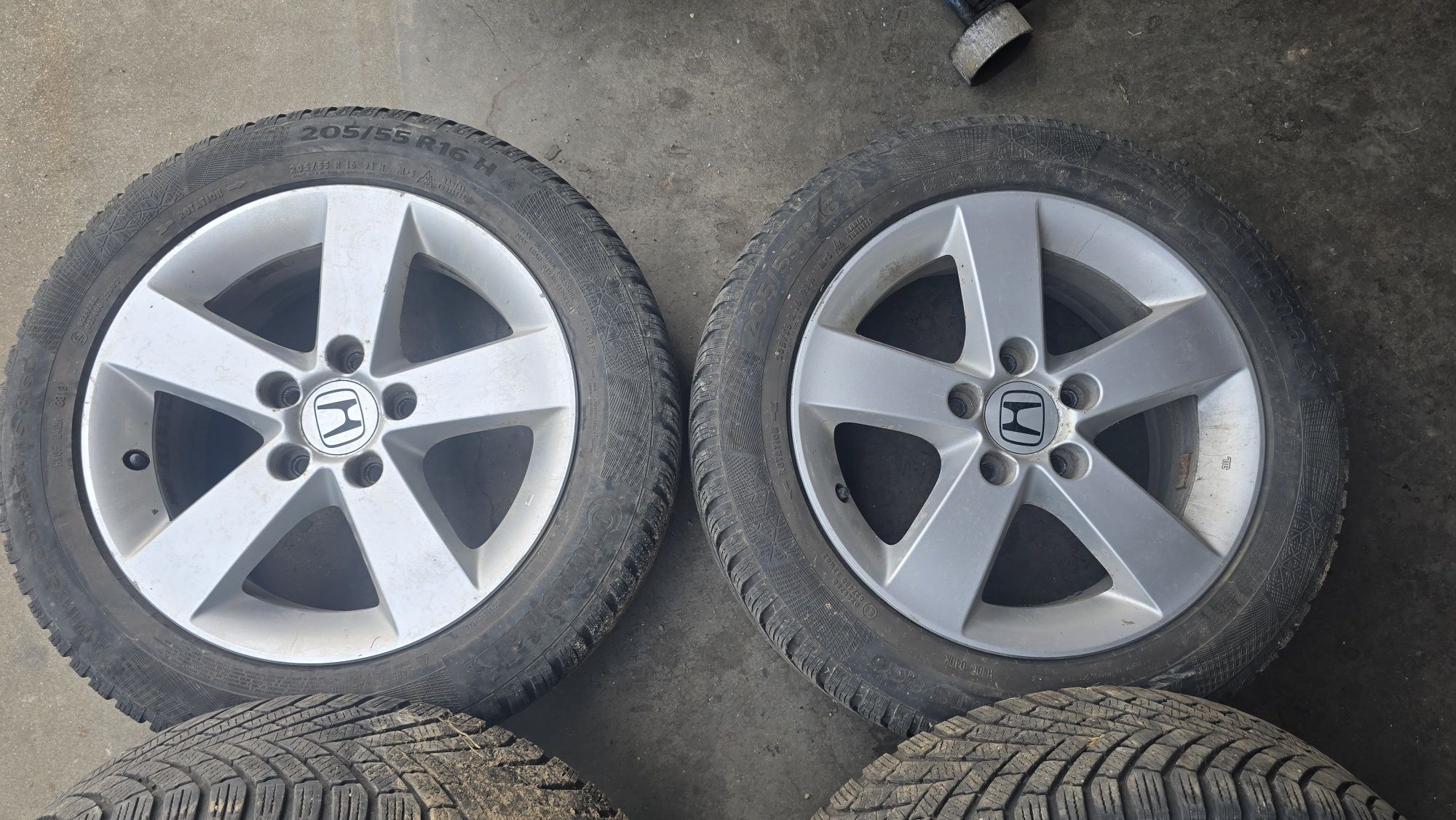 Jante aliaj 5x114,3 honda civic anvelope 205 55 r16