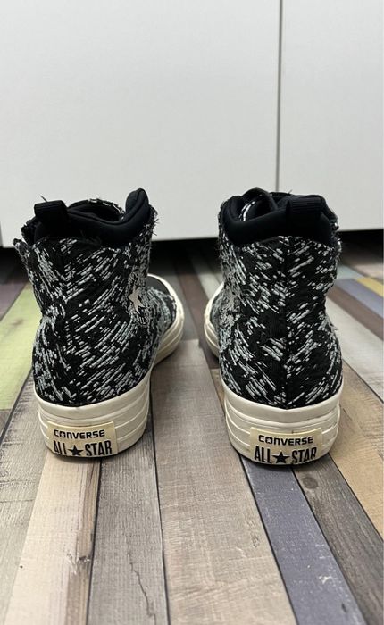 Tenisi converse alb cu negru maimea 38