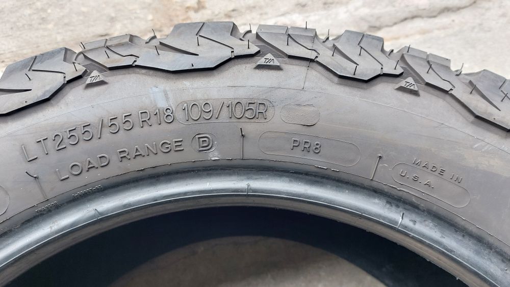 Гуми за кал 255/55/18 BF Goodrich All Terrain T/A 4 броя
