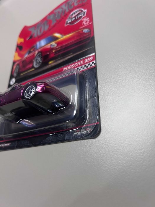 Porsche 959 RLC rosu Hotwheels premium