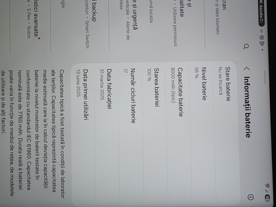 Samsung Galaxy Tab S10 FE 5G Spen,10.9" 128GB  Grey resigilata factura