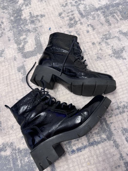 Ghete piele naturala lacuita