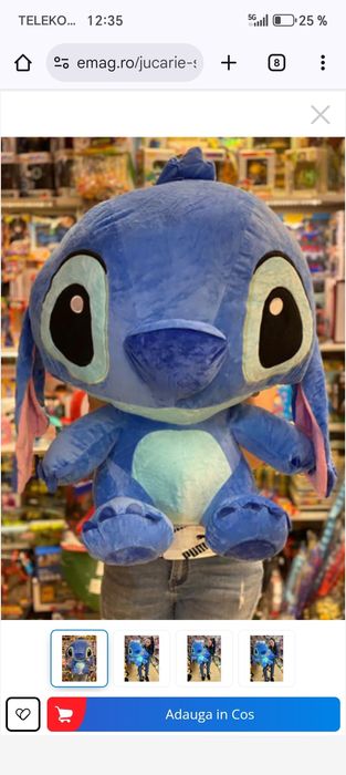 Jucarie Stitch plush 70cm cadoul perfect