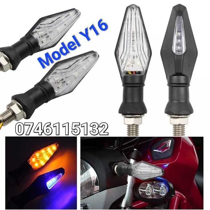 Motocicleta Moto Atv-Semnalizare-Semnalizari LED Standard+Pozitie-Y16