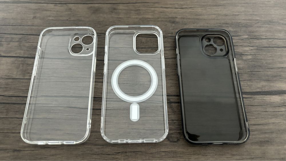 Huse transparente silicon iPhone 15