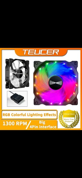 Vând ventilator rgb 120 mm stare nou pentru calculator