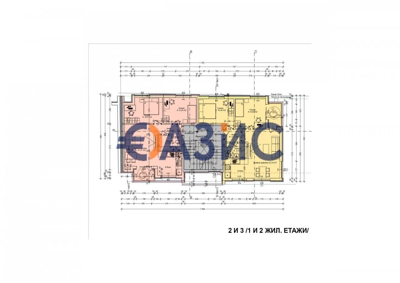 Продава се Тристаен апартамент в Бургас, Център - 78 кв.м за 2111 €/кв.м - Снимка #8