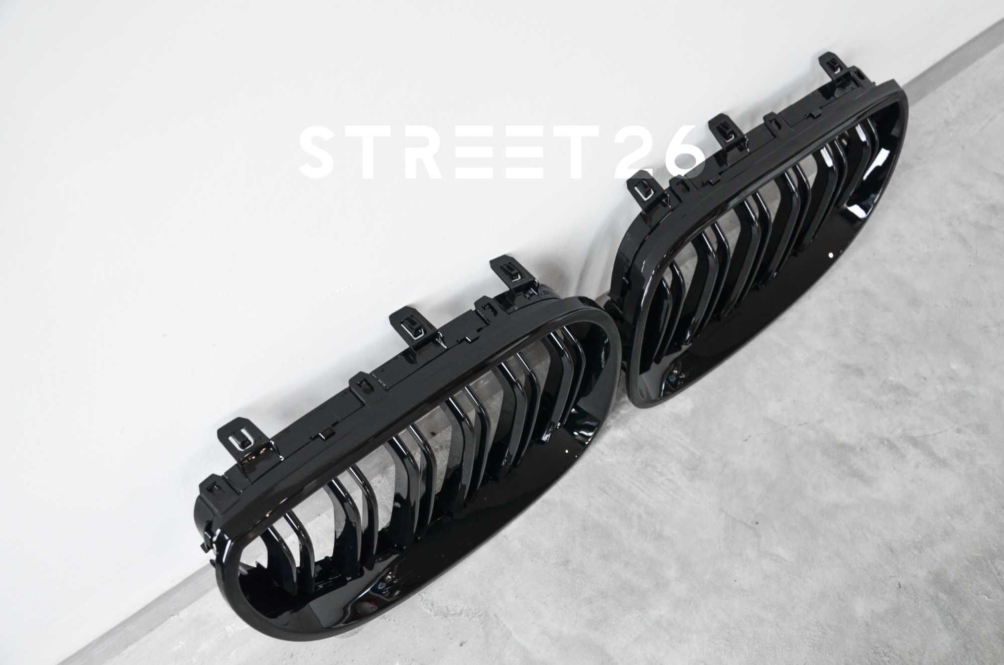 Grile duble M BMW Seria 5 E60 / E61 (2003-2009) negru lucios