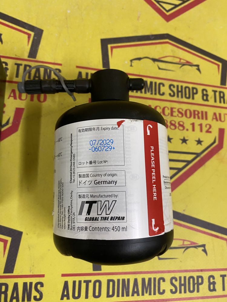 Compresor auto umflat roti kit pana original Toyota 120w cu husă