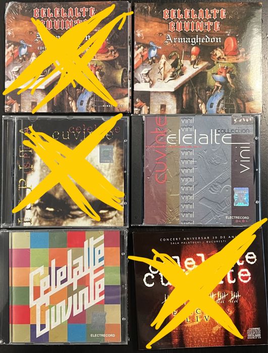 Vand CD (Timpuri Noi, Cargo, Phoenix, Celelalte Cuvinte, Vama veche
