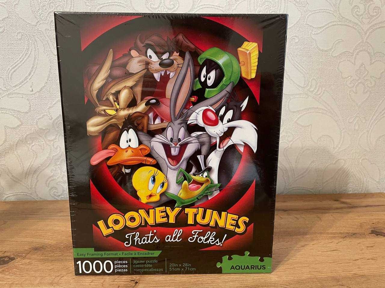 Пазлы Looney Tunes, 1000 элементов (Wonder Toys)