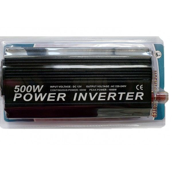 Инвертор 12V към 220V 500W за автомобил – запалка и акумулатор