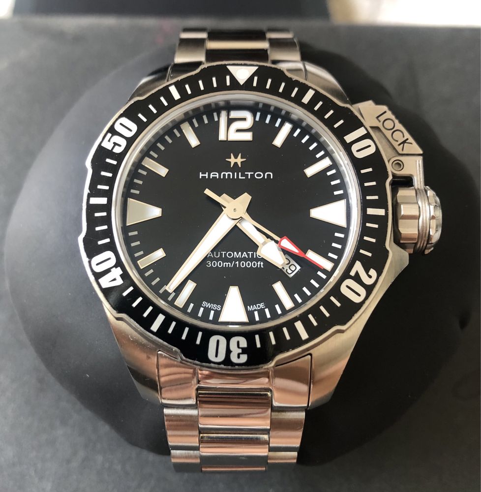 Hamilton Khaki Navy Frogman full box