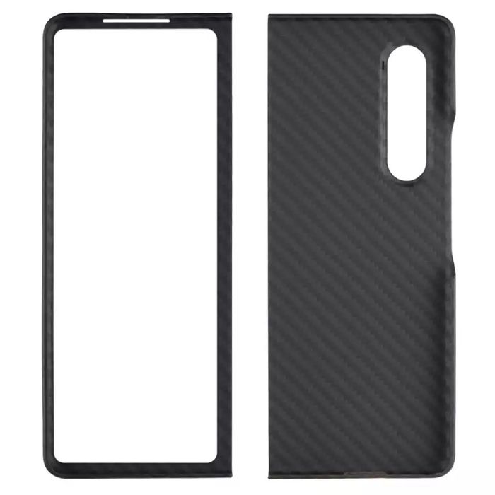 Samsung Z FLIP FOLD 2 3 4 5 6 Husa Ultra Slim Kevlar/Fibra Carbon Neag