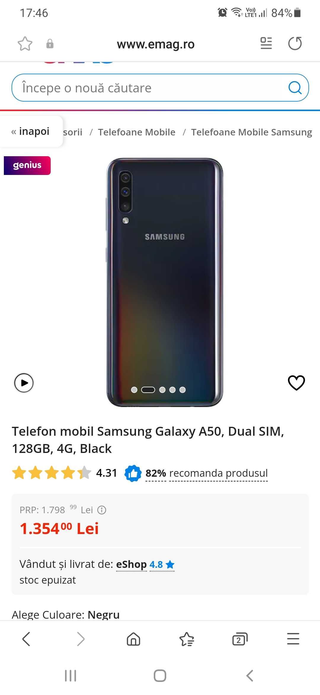 Samsung galaxy a50 impecabil
