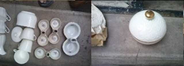 Порцелан чаши чинии кафе сервиз солници хаванче сувенири