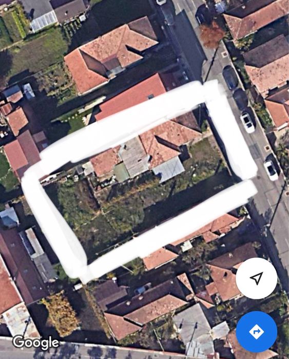 Teren si casa veche 675 mp cartierul Marasti Bulgaria zona Fabricii