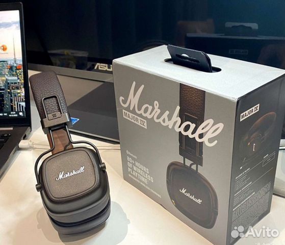 Marshall Major IV/Monitor II ANC/Premium качества