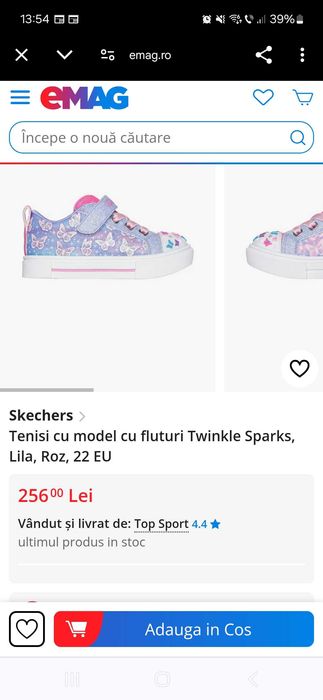 Skechers TWINKLES fetite cu luminite marime 26