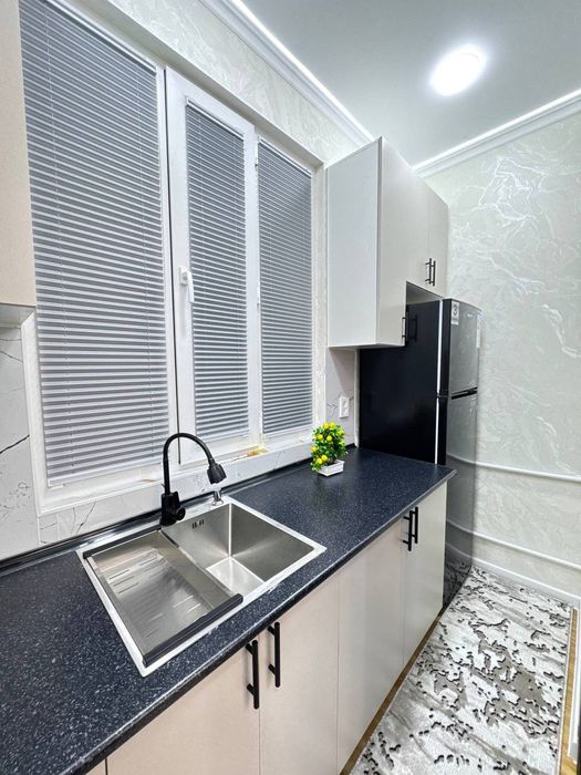 Чиланзар 2 квартал 1в2 новый Евро ремонт с Мебелью и техникой