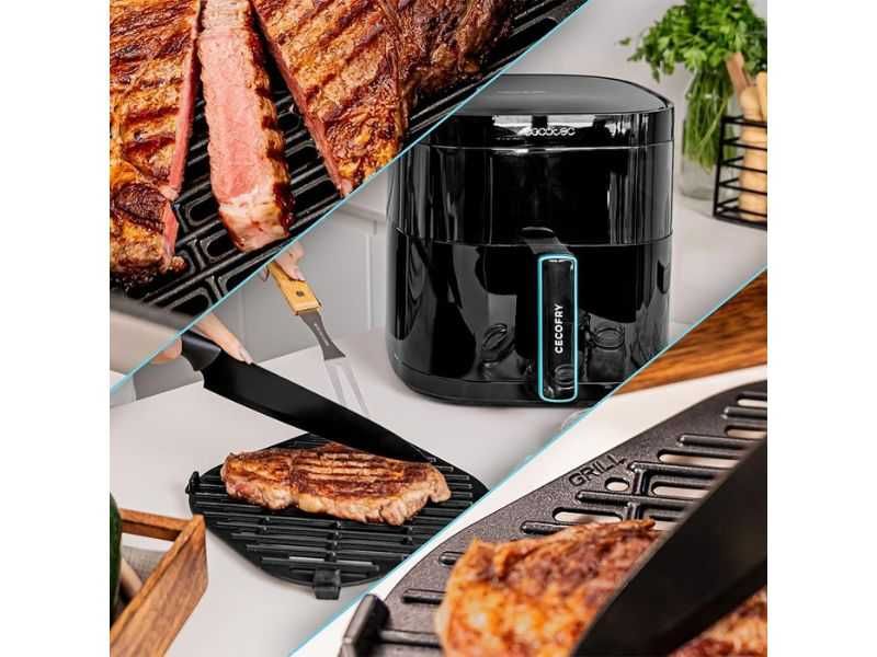 Еър Фрайър с ГРИЛ Cecotec Cecofry DuoHeat 6000, 6L, Черен