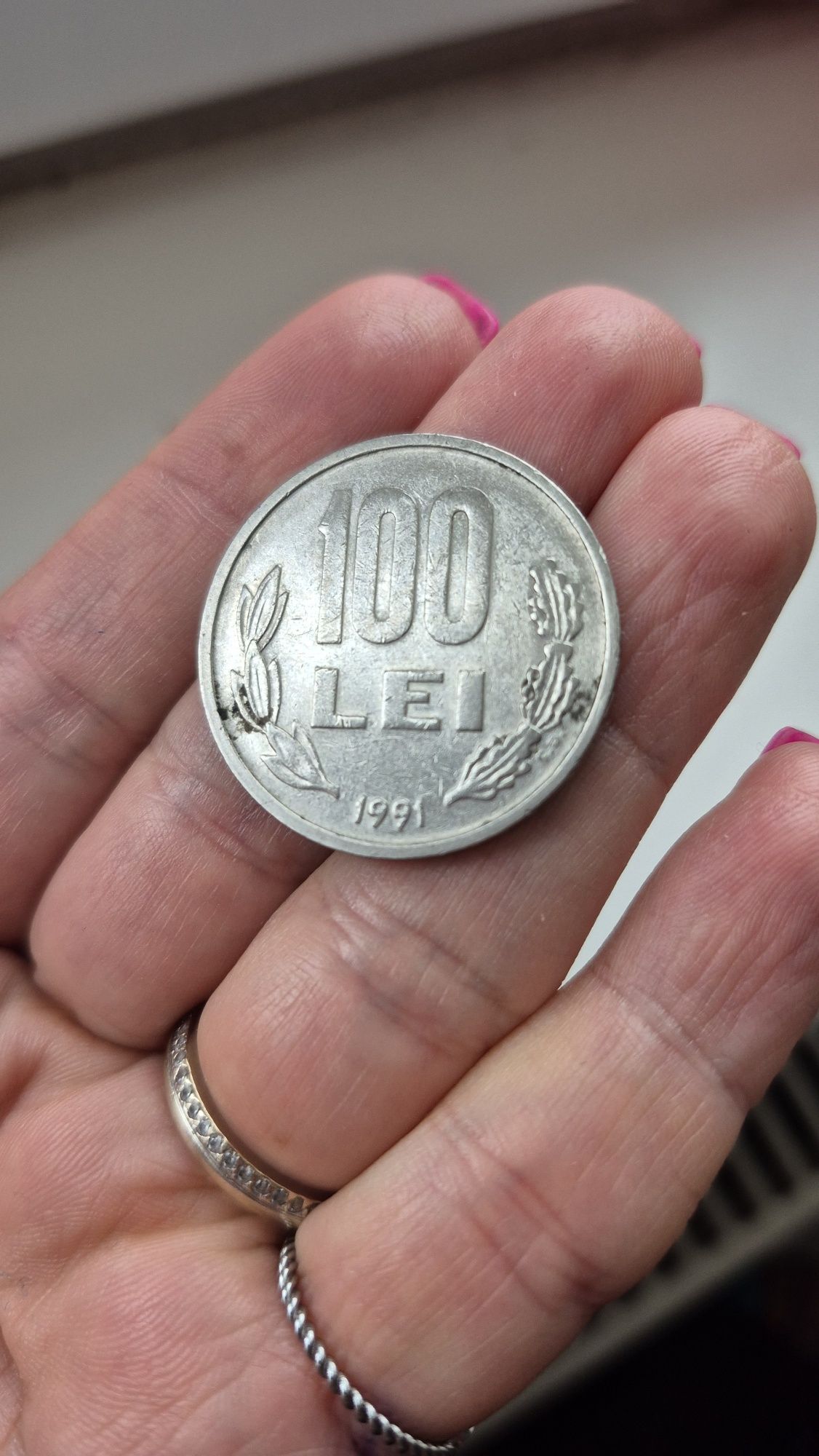 Moneda 100 lei din 1991 Mihai Viteazul