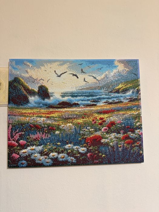 Картина с блестящи камъни