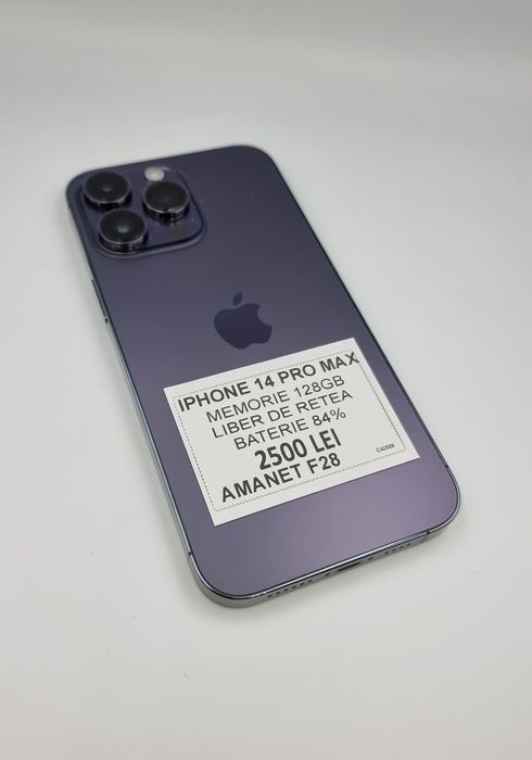 Amanet F28: Telefon Iphone 14 Pro Max