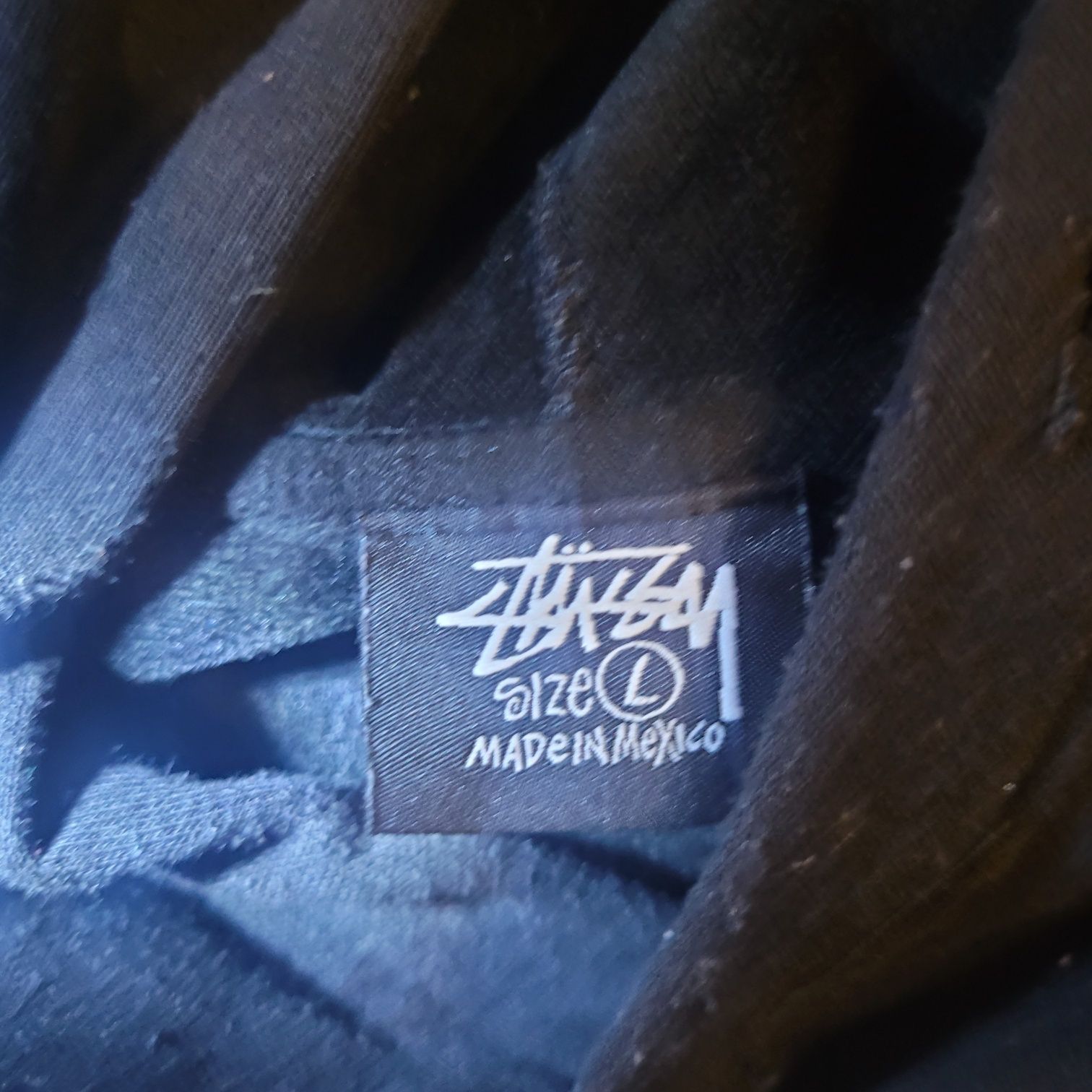 Худи stussy. Черная