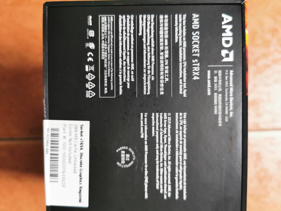 Procesor AMD Ryzen Threadripper 3990X, 4.3Ghz, 288MB, Socket sTRX4