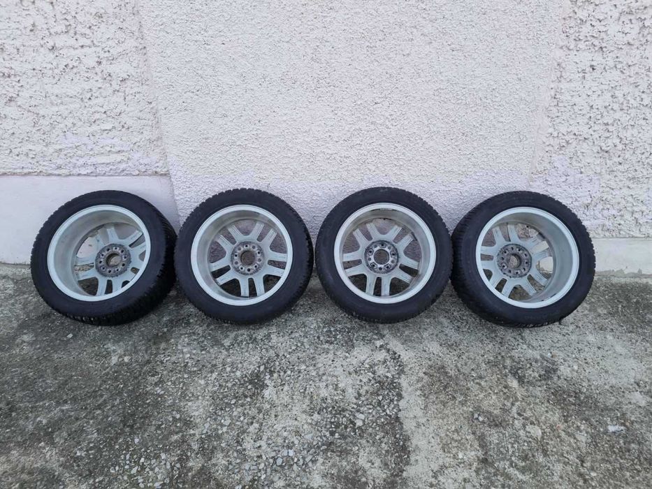 Джанти BMW Style130 OEM 17 5x120 72.6 et40 + зимни гуми Lassa Snoways4