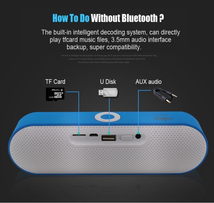 Mini Bluetooth Speaker Portable Wireless Speaker Sound System 3D колон