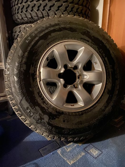 Диски с зимней резиной на Nissan Patrol