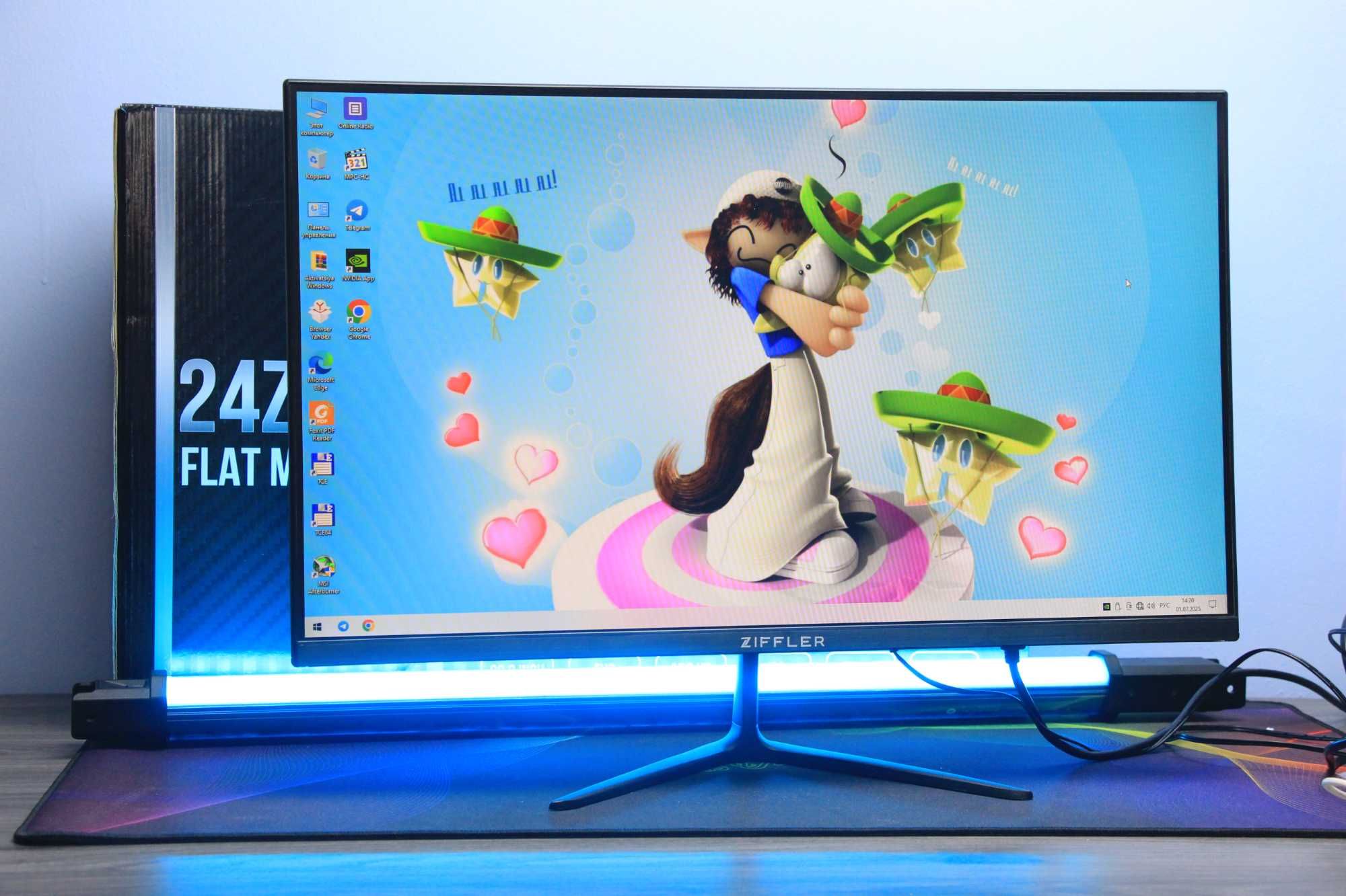Ziffler 24 100hz monitor sotiladi