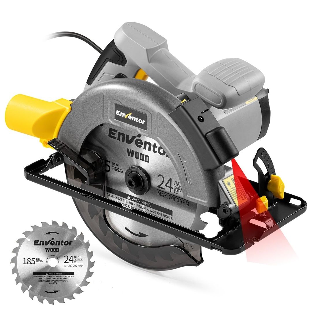 Fierastrau Circular 1400W cu ghidaj laser - NOU