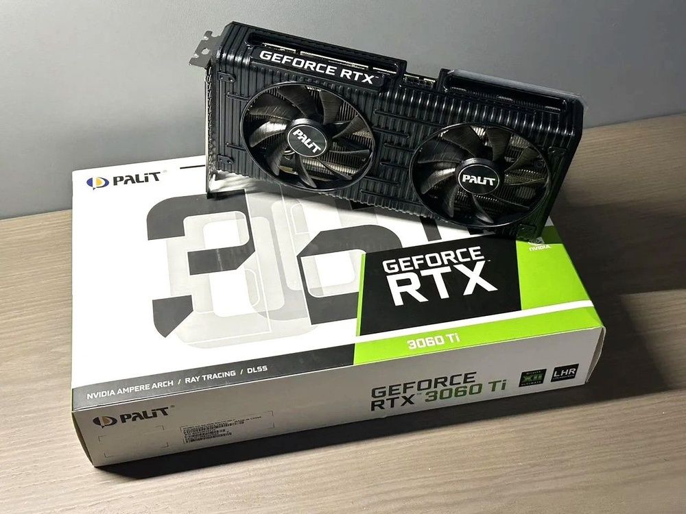 Видеокарта 3060ti Palit dual oc